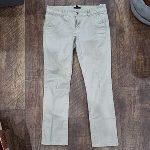 Women's Tommy Hilfiger Beige Dress Pants Khaki Casual Trouser Size 12